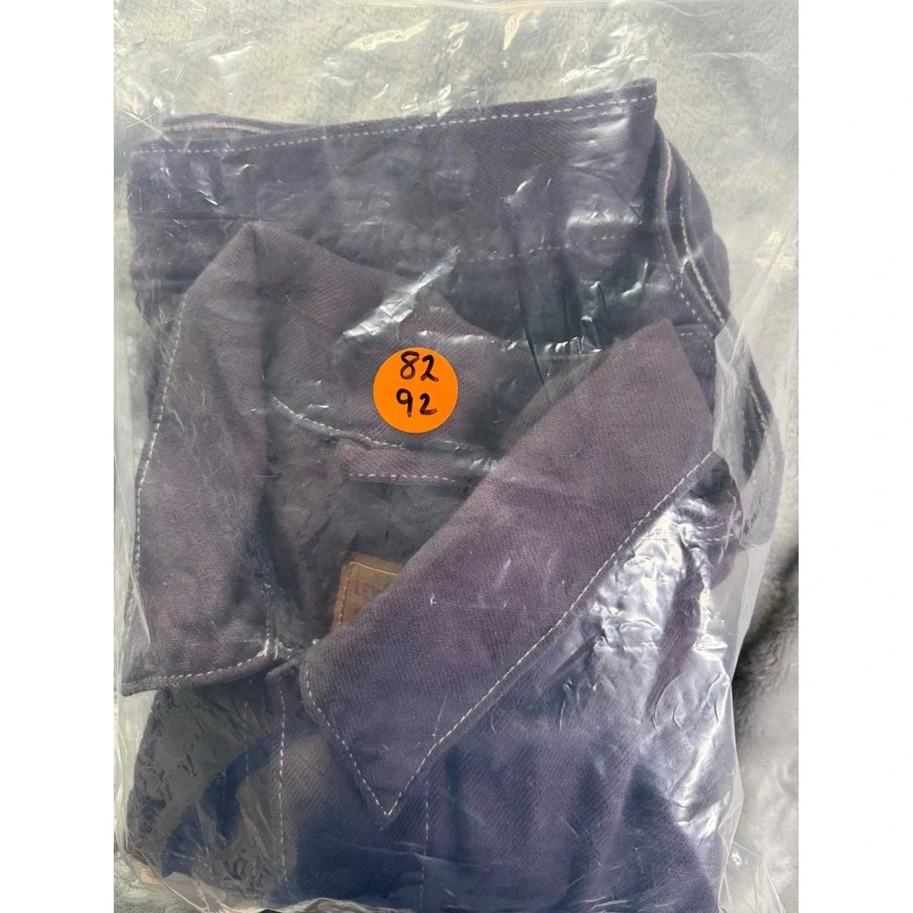 Vtg Levi's Trucker Denim Jacket Men's Purple Staple Limited 72334-0292 | XL